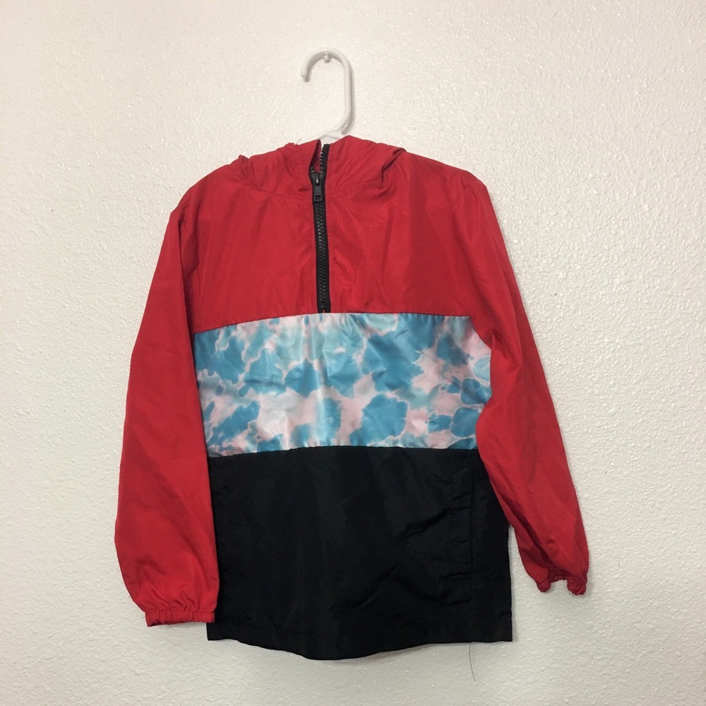 365 kids lightweight hooded rain jacket size 6